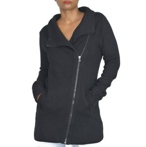 Athleta Chill Factor Full Zip Sweater Coat Size XXS